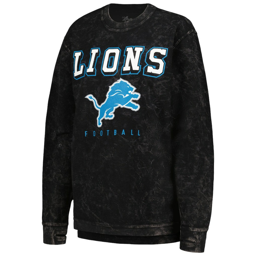 Detroit Lions G-III 4Her by Carl Banks Women's Comfy Cord Pullover Sweatshirt | NFL Online