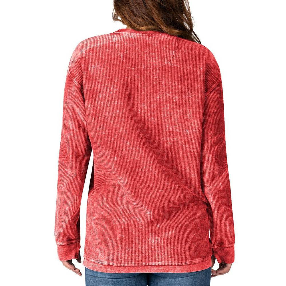 Kansas City Chiefs G-III 4Her by Carl Banks Women's Comfy Cord Pullover Sweatshirt | NFL US