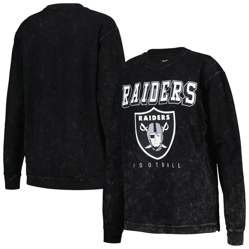 Las Vegas Raiders G-III 4Her by Carl Banks Women's Comfy Cord Pullover Sweatshirt | NFL Sale