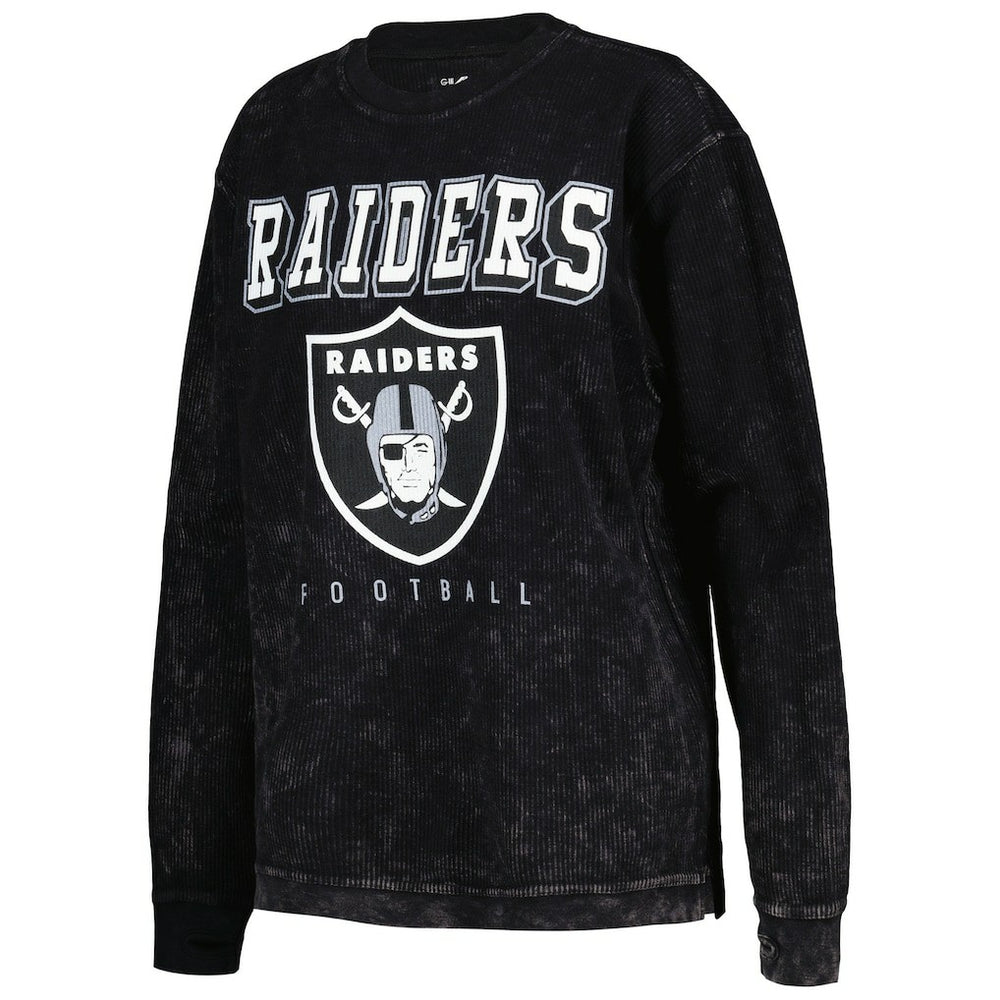 Las Vegas Raiders G-III 4Her by Carl Banks Women's Comfy Cord Pullover Sweatshirt | NFL Sale