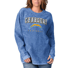Los Angeles Chargers G-III 4Her by Carl Banks Women's Comfy Cord Pullover Sweatshirt | NFL New