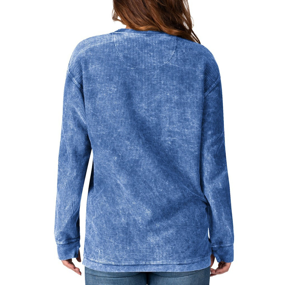Los Angeles Chargers G-III 4Her by Carl Banks Women's Comfy Cord Pullover Sweatshirt | NFL New