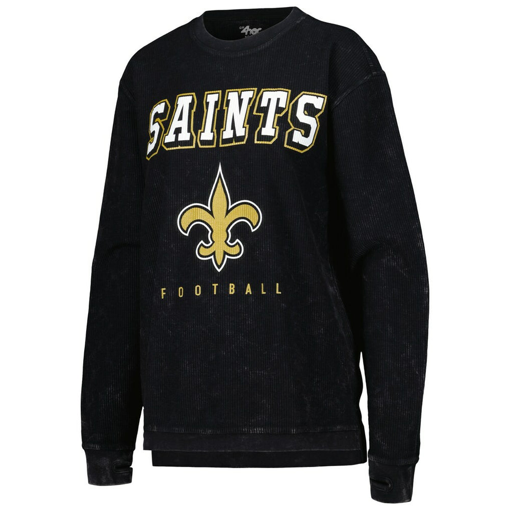 New Orleans Saints G-III 4Her by Carl Banks Women's Comfy Cord Pullover Sweatshirt | NFL On sale