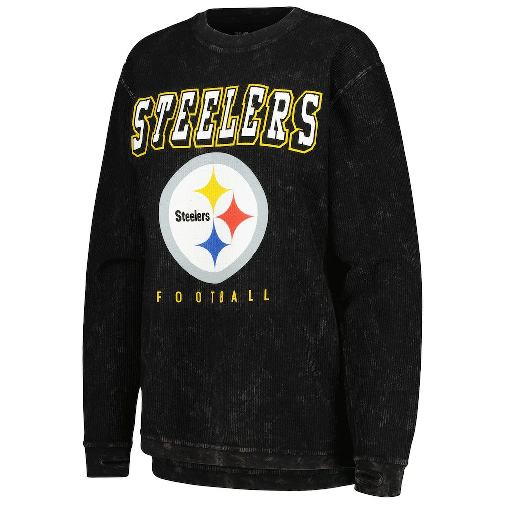 Pittsburgh Steelers G-III 4Her by Carl Banks Women's Comfy Cord Pullover Sweatshirt | NFL Sale
