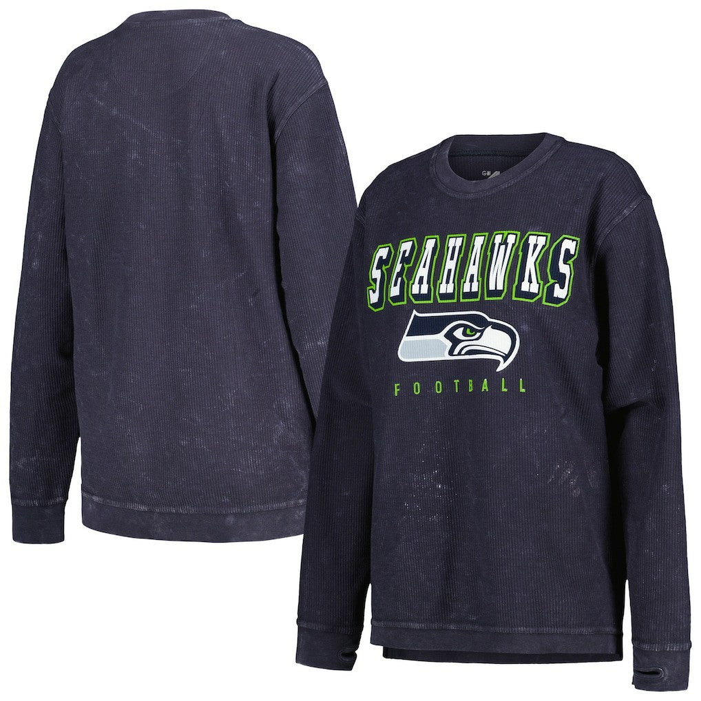 Seattle Seahawks G-III 4Her by Carl Banks Women's Comfy Cord Pullover Sweatshirt | NFL On sale