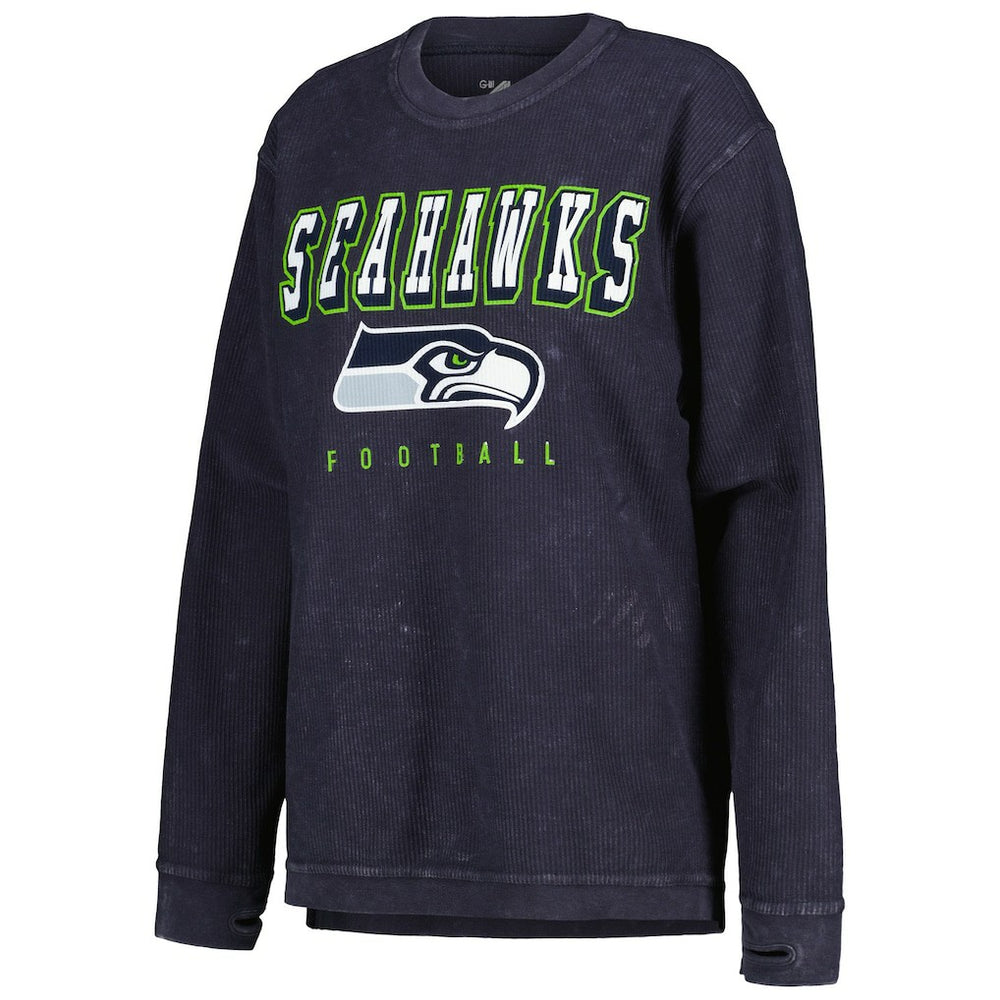 Seattle Seahawks G-III 4Her by Carl Banks Women's Comfy Cord Pullover Sweatshirt | NFL On sale
