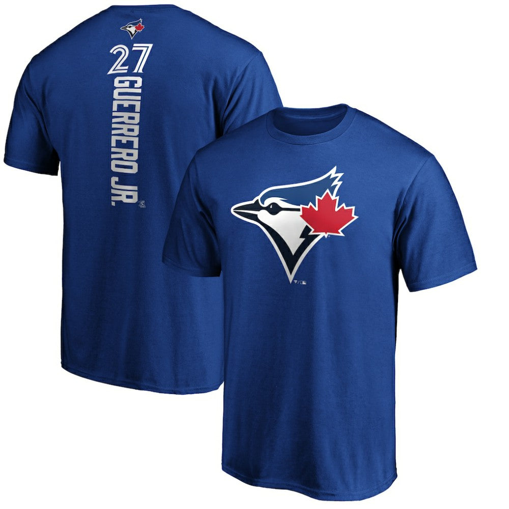 Vladimir Guerrero Jr. Toronto Blue Jays Playmaker Name & Number T-Shirt - MLB T-shirts