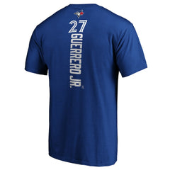 Vladimir Guerrero Jr. Toronto Blue Jays Playmaker Name & Number T-Shirt - MLB T-shirts