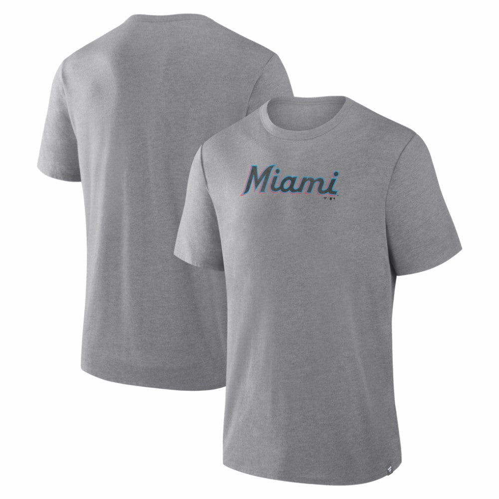 Miami Marlins Fanatics Play Tribute Tri-Blend T-Shirt - MLB T-shirts