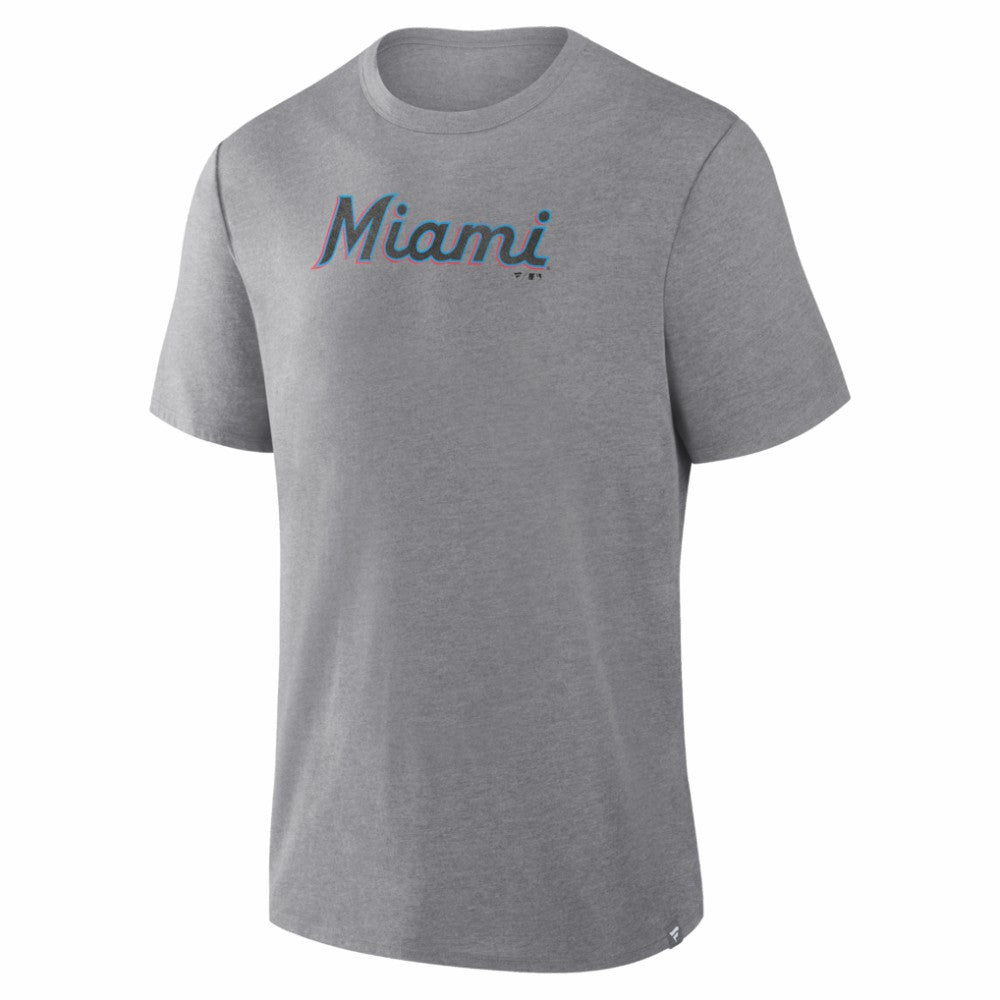 Miami Marlins Fanatics Play Tribute Tri-Blend T-Shirt - MLB T-shirts