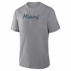 Miami Marlins Fanatics Play Tribute Tri-Blend T-Shirt - MLB T-shirts