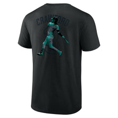 J.P. Crawford Seattle Mariners Double Play Name & Number T-Shirt - MLB T-shirts