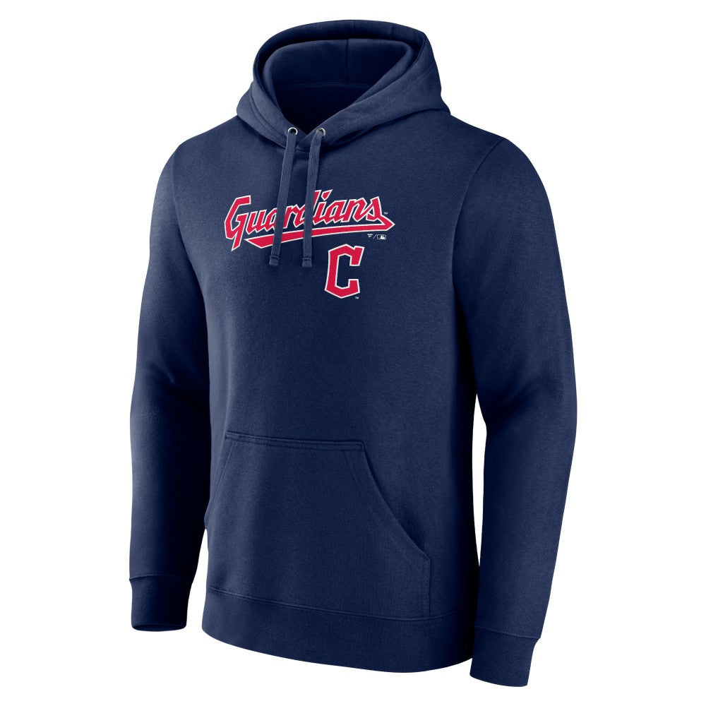Cleveland Guardians Team Lockup Pullover Hoodie - MLB Hoodies