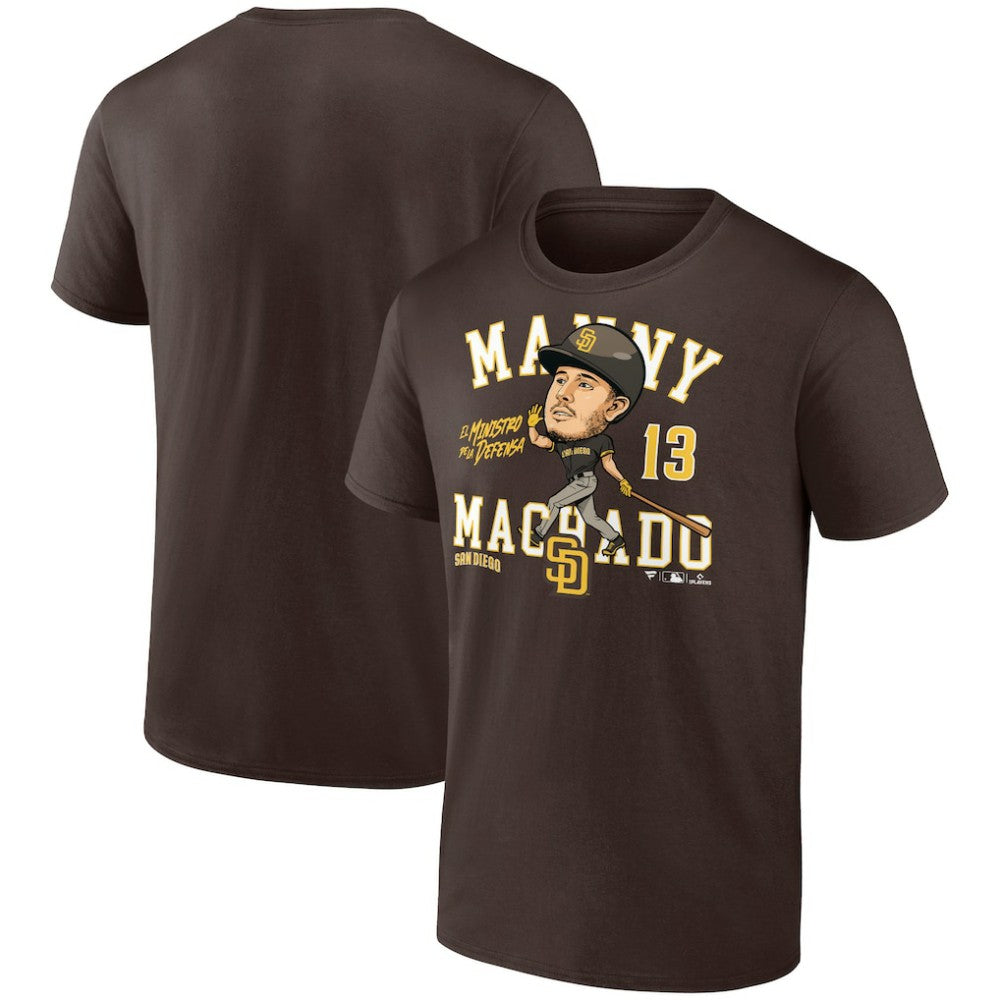 Manny Machado San Diego Padres Caricature T-Shirt - MLB T-shirts