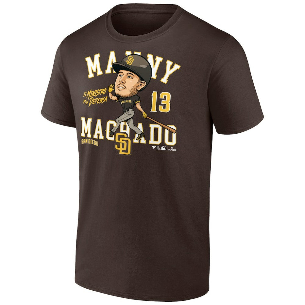 Manny Machado San Diego Padres Caricature T-Shirt - MLB T-shirts