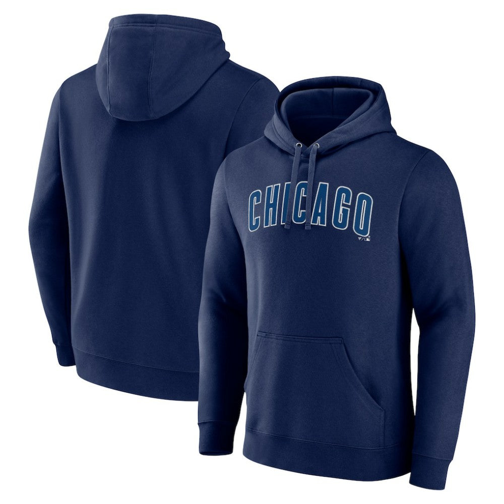 Chicago Cubs Official Wordmark Pullover Hoodie - MLB Hoodies