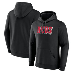 Cincinnati Reds Official Wordmark Pullover Hoodie - MLB Hoodies