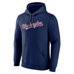 Washington Nationals Official Wordmark Pullover Hoodie - MLB Hoodies