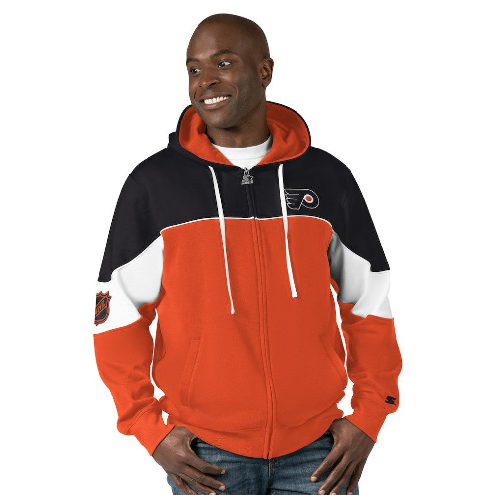 Philadelphia Flyers Starter Power Forward Full-Zip Hoodie -  NHL Hoodies