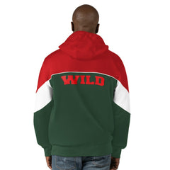 Minnesota Wild Starter Power Forward Full-Zip Hoodie -  NHL Hoodies