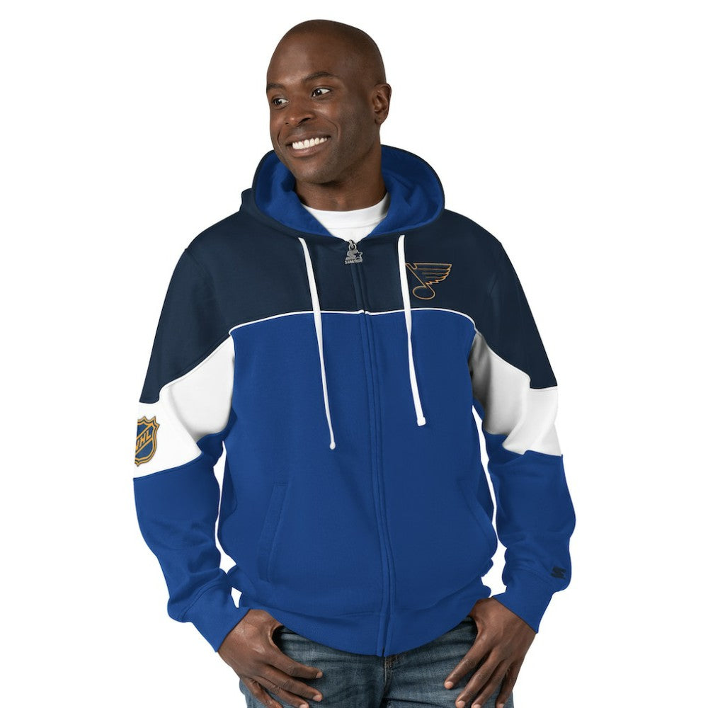 St. Louis Blues Starter Power Forward Full-Zip Hoodie -  NHL Hoodies
