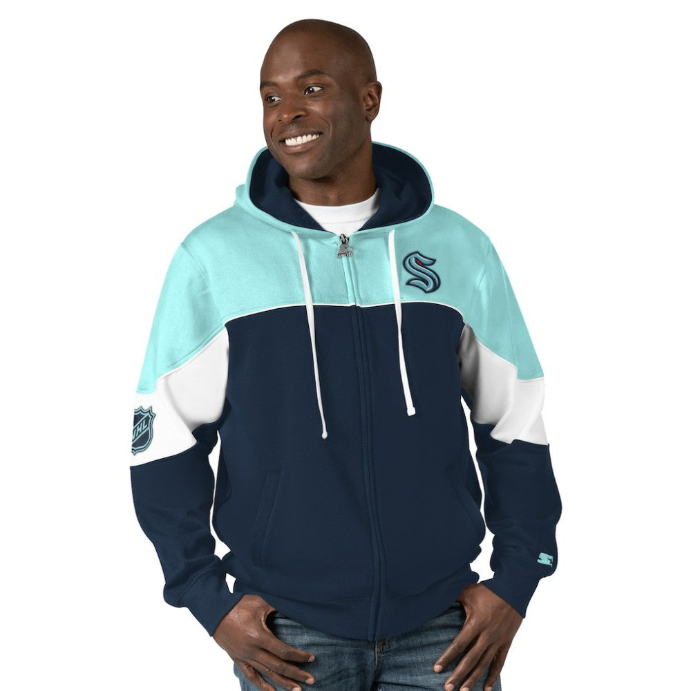 Seattle Kraken Starter Power Forward Full-Zip Hoodie -  NHL Hoodies