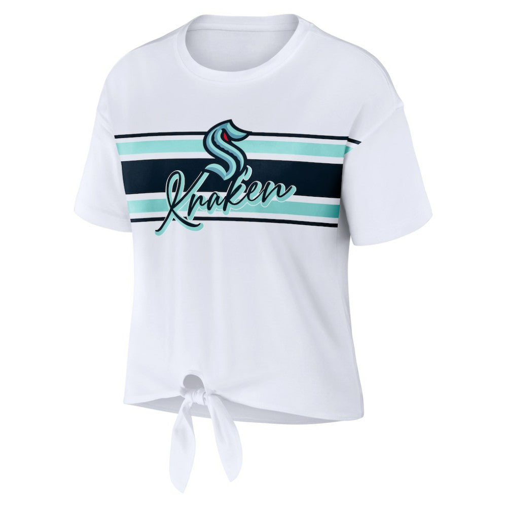 Seattle Kraken WEAR by Erin Andrews Women's Front Knot T-Shirt -  NHL T-shirts