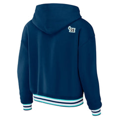 Seattle Kraken WEAR by Erin Andrews Women's Lace-Up Pullover Hoodie -  NHL Hoodies
