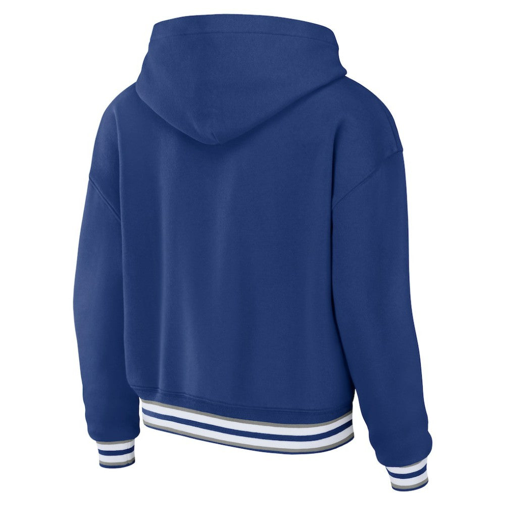 Tampa Bay Lightning WEAR by Erin Andrews Women's Lace-Up Pullover Hoodie -  NHL Hoodies