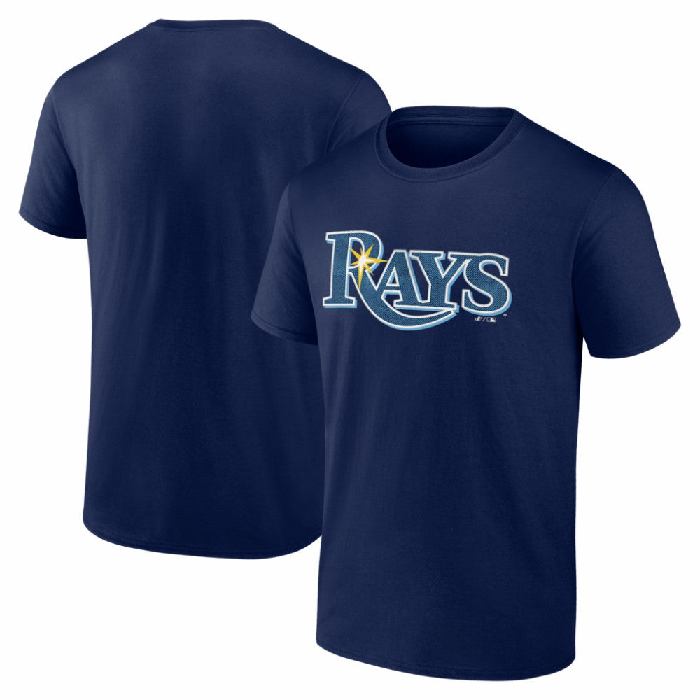 Tampa Bay Rays Logo Athletic Wordmark T-Shirt - MLB T-shirts