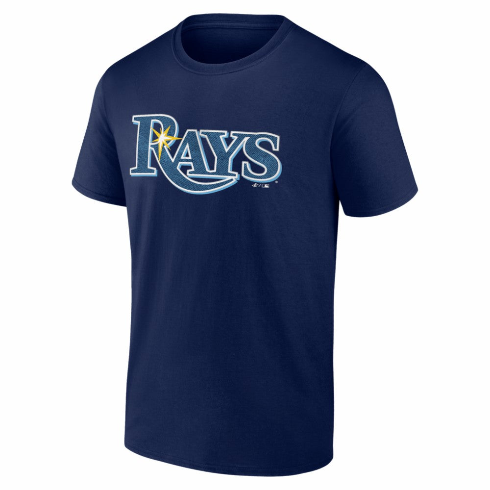 Tampa Bay Rays Logo Athletic Wordmark T-Shirt - MLB T-shirts