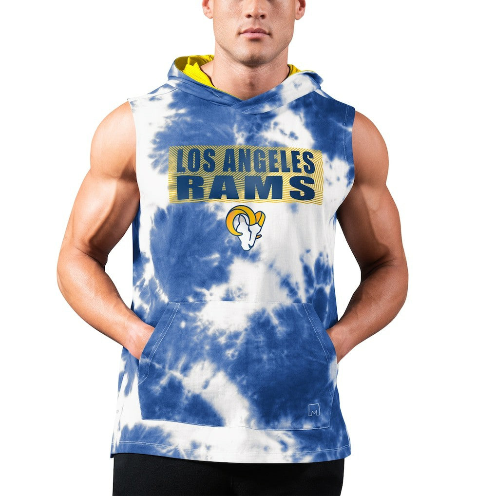 Los Angeles Rams MSX by Michael Strahan Resistance Sleeveless Pullover Hoodie | NFL US