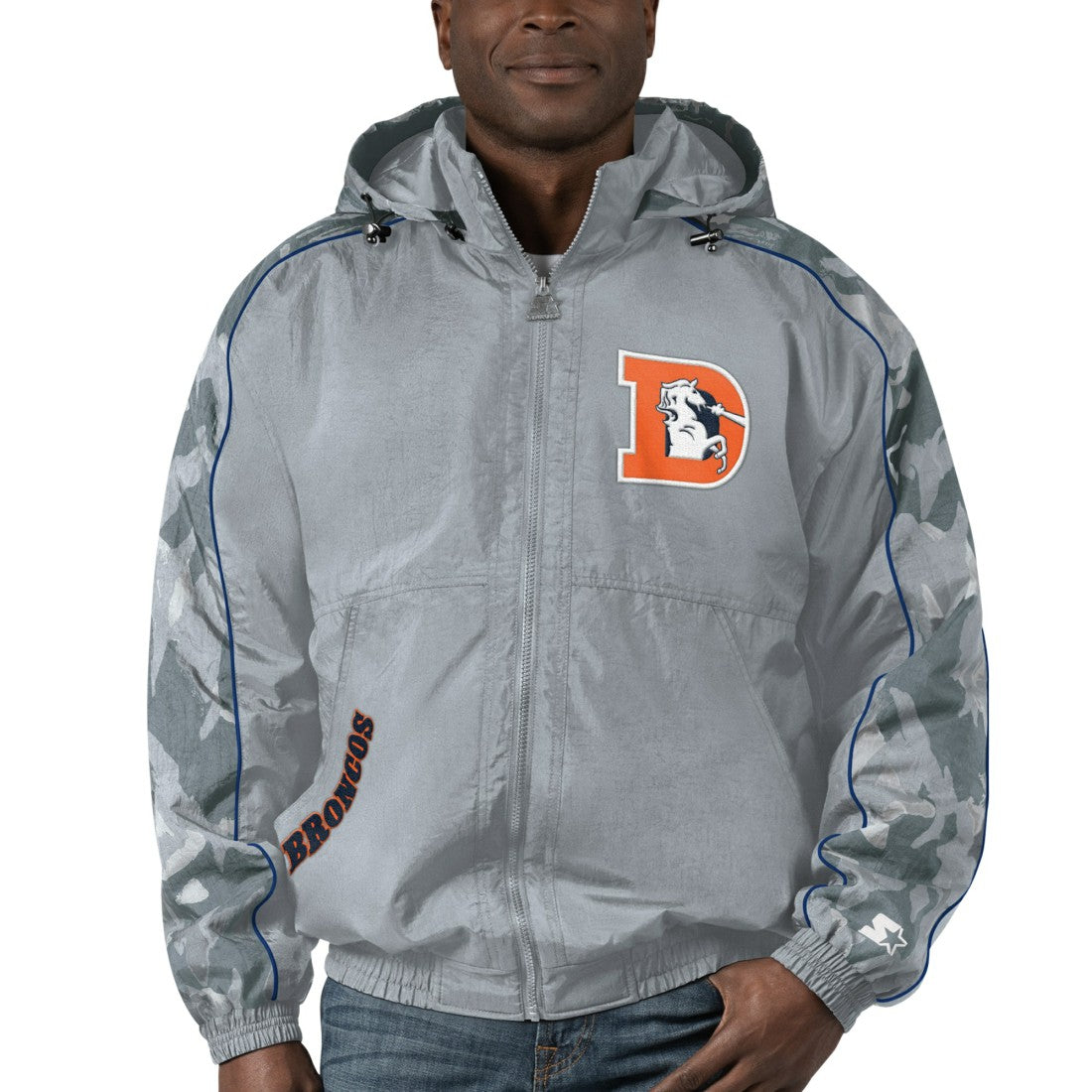 Denver Broncos Starter Thursday Night Gridiron Throwback Full-Zip Jacket | NFL Online