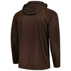 Cleveland Browns Starter Gridiron Classics Throwback Raglan Long Sleeve Hooded T-Shirt | NFL New
