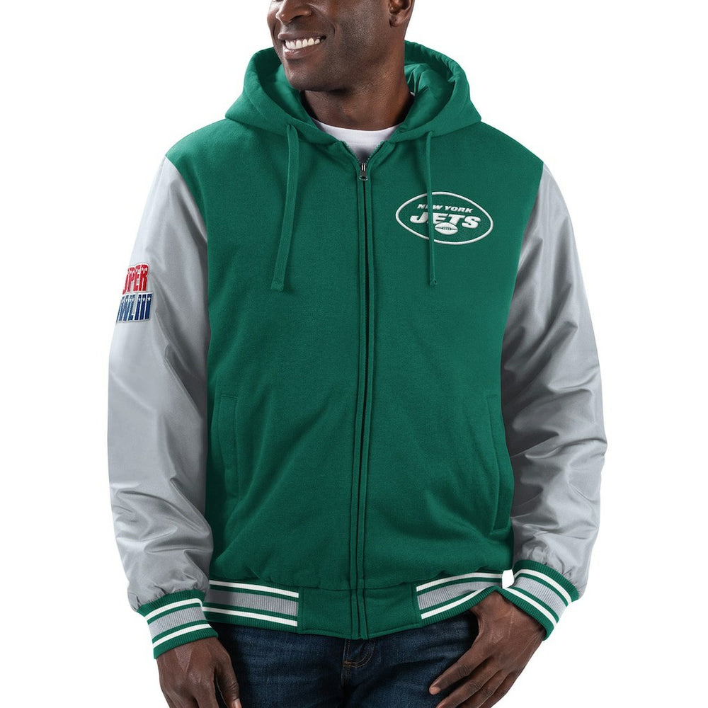 New York Jets G-III Sports by Carl Banks Player Option Full-Zip Hoodie | NFL On sale