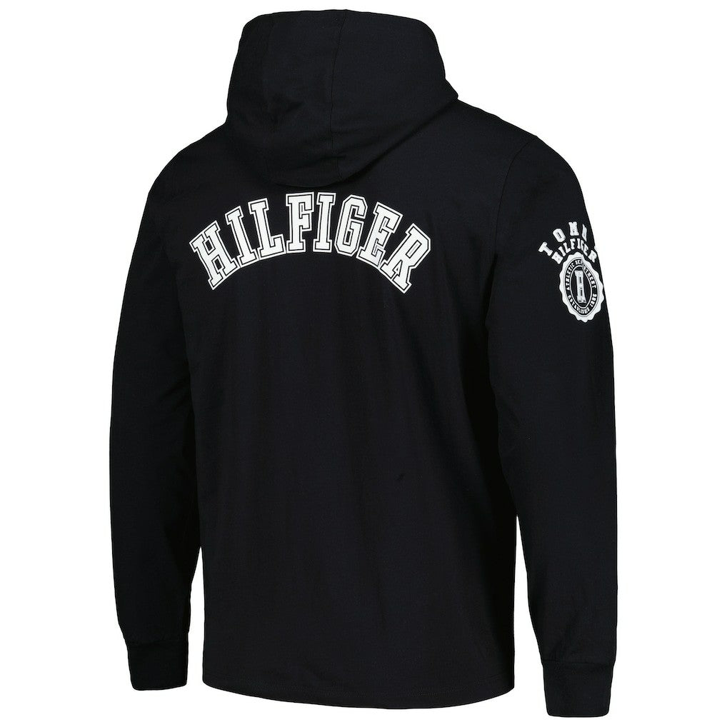 Las Vegas Raiders Tommy Hilfiger Morgan Long Sleeve Hoodie T-Shirt | NFL Discount
