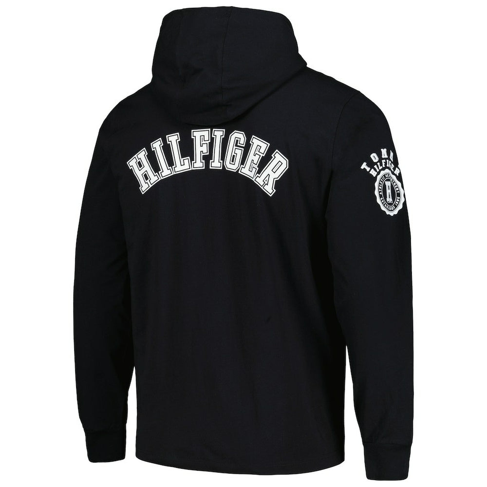 Las Vegas Raiders Tommy Hilfiger Morgan Long Sleeve Hoodie T-Shirt | NFL Discount