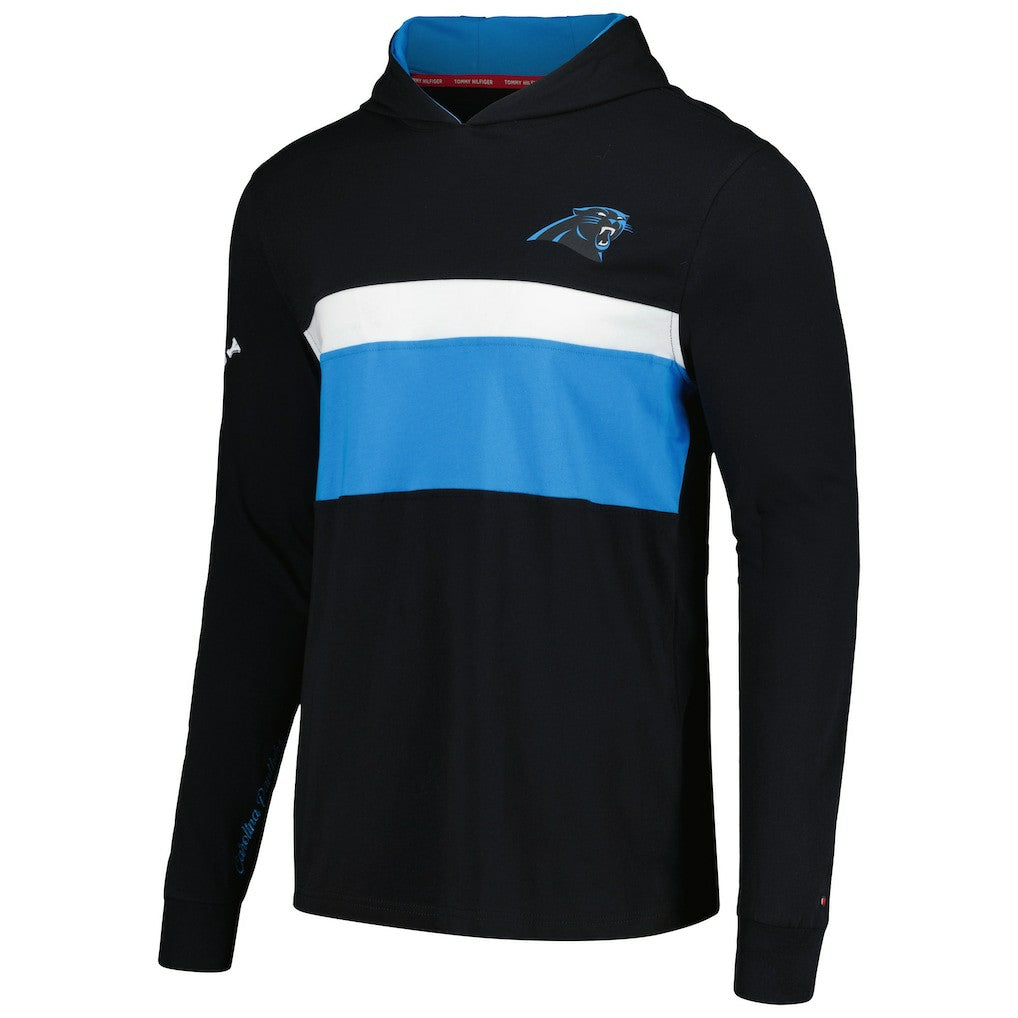 Carolina Panthers Tommy Hilfiger Morgan Long Sleeve Hoodie T-Shirt | NFL Online