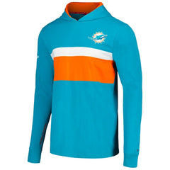 Miami Dolphins Tommy Hilfiger Morgan Long Sleeve Hoodie T-Shirt | NFL Discount