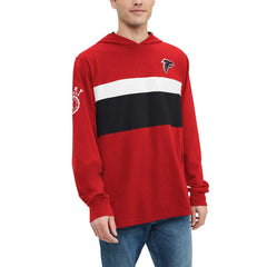 Atlanta Falcons Tommy Hilfiger Morgan Long Sleeve Hoodie T-Shirt | NFL Online