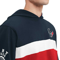 Houston Texans Tommy Hilfiger Morgan Long Sleeve Hoodie T-Shirt | NFL Discount