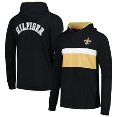 New Orleans Saints Tommy Hilfiger Morgan Long Sleeve Hoodie T-Shirt | NFL On sale