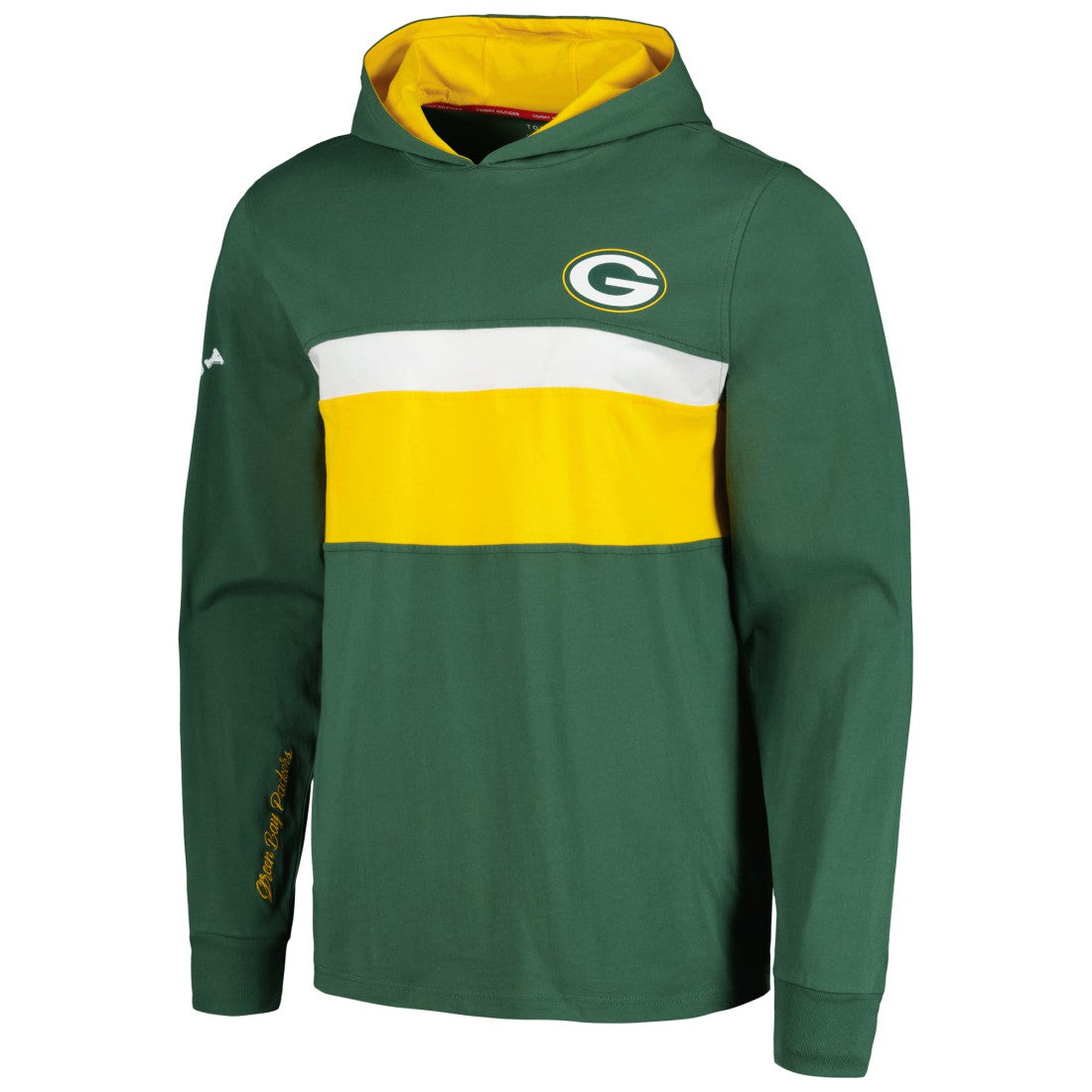 Green Bay Packers Tommy Hilfiger Morgan Long Sleeve Hoodie T-Shirt | NFL New