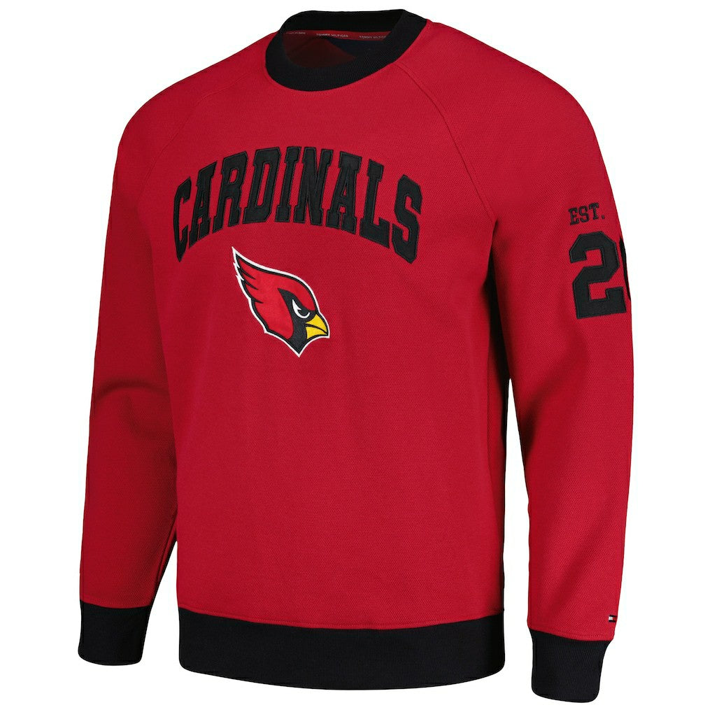 Arizona Cardinals Tommy Hilfiger Reese Raglan Tri-Blend Pullover Sweatshirt | NFL On sale