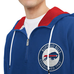 Buffalo Bills Tommy Hilfiger Aaron Quarter-Zip Hoodie | NFL On sale