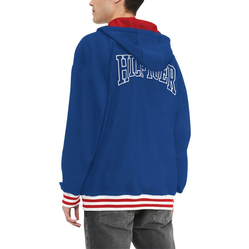 New York Giants Tommy Hilfiger Aaron Quarter-Zip Hoodie | NFL US