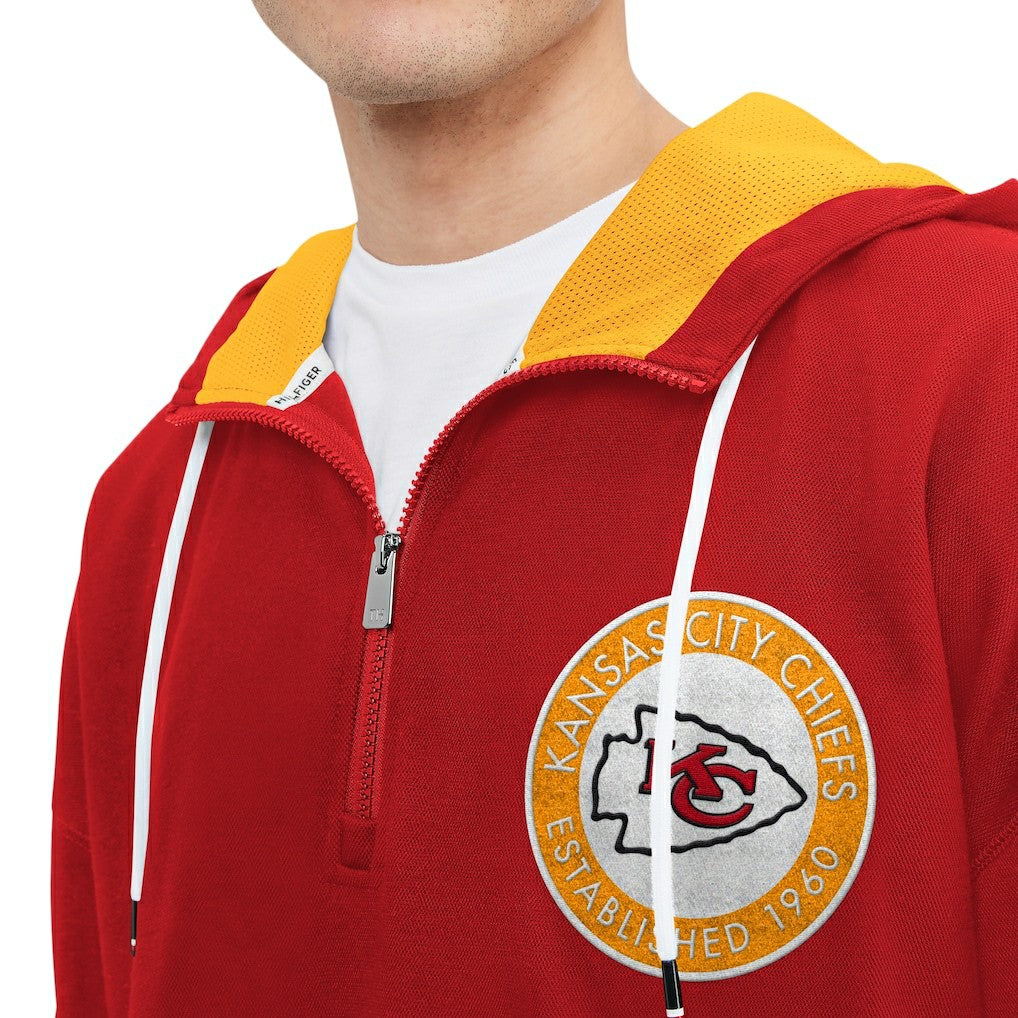 Kansas City Chiefs Tommy Hilfiger Aaron Quarter-Zip Hoodie | NFL On sale