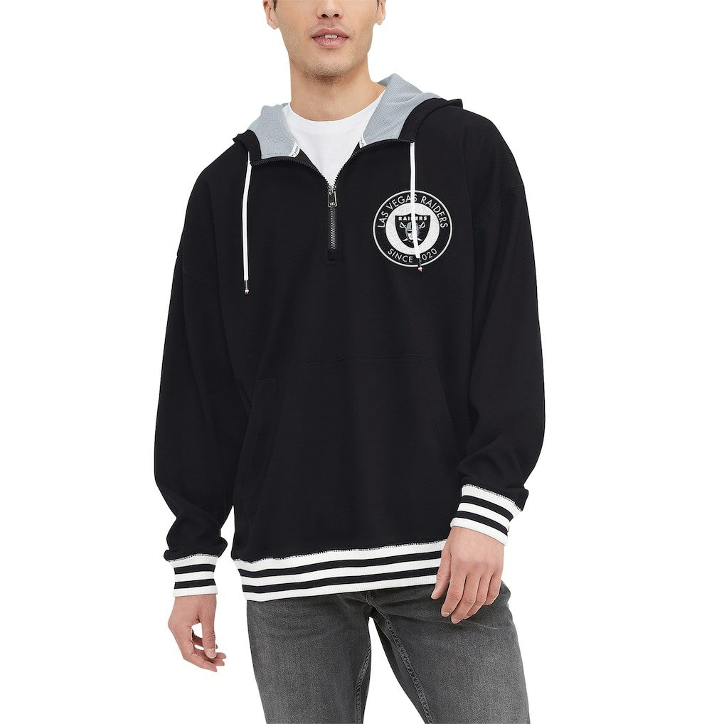 Las Vegas Raiders Tommy Hilfiger Aaron Quarter-Zip Hoodie | NFL Hot