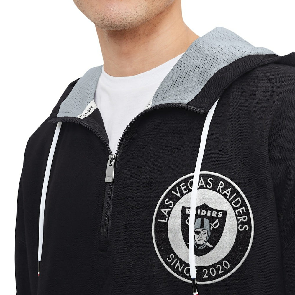 Las Vegas Raiders Tommy Hilfiger Aaron Quarter-Zip Hoodie | NFL Hot