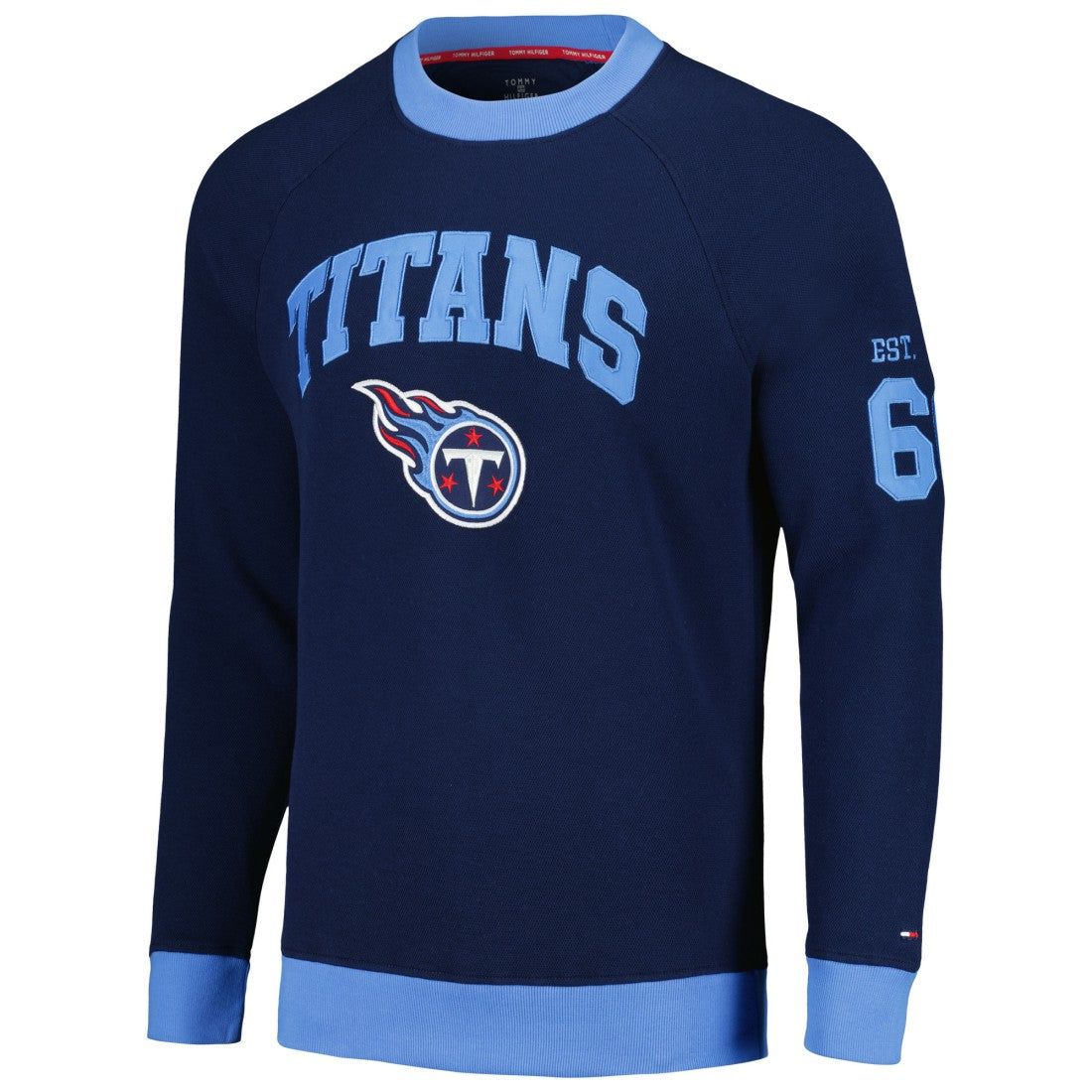 Tennessee Titans Tommy Hilfiger Reese Raglan Tri-Blend Pullover Sweatshirt | NFL Near me